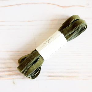 Flax & Twine 3/8" Velvet Ribbon