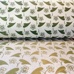 Fleur et Coeur Block Print Art Print Papillon Press 