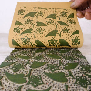 Fleur et Coeur Block Print Art Print Papillon Press 