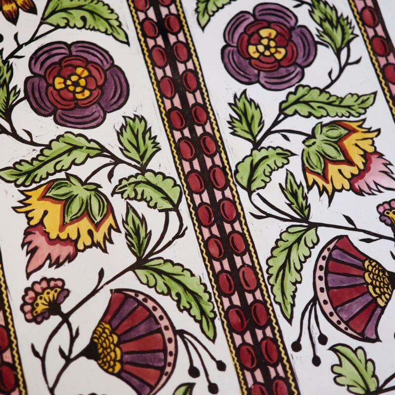 French Ribbons Hand-Painted Print - Sunset Art Print Papillon Press 