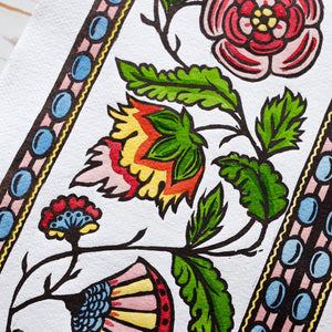 French Ribbons Hand-Painted Print Art Print Papillon Press 