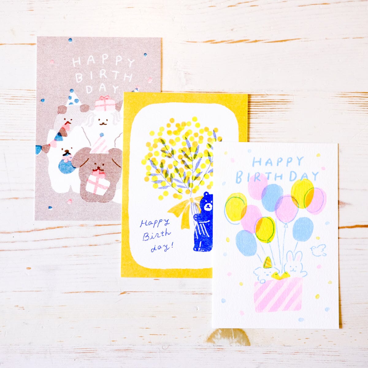 Risograph Postcard postcard Furukawa Shiko 
