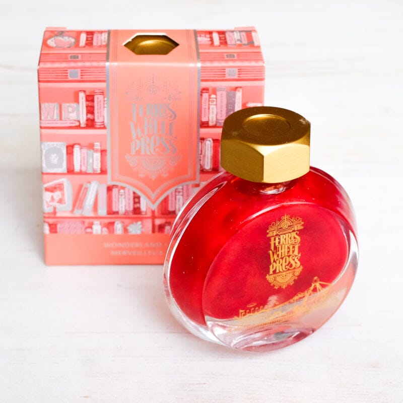 38ml - Wonderland in Coral Ink Bottled Ink Ferris Wheel Press 