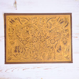 German Bouquet - Gold Art Print Papillon Press 