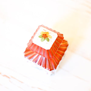 Hand-Painted Ceramic Inkwell Inkwell Antique Item 