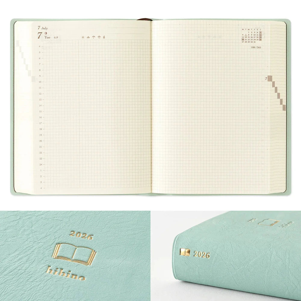 Midori Diary Hibino Planner 2026 Planner Midori 