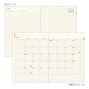 Midori Diary Hibino Planner 2026 Planner Midori 
