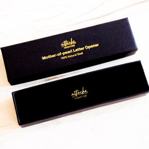 Mother of Pearl Letter Opener Notepad Penco 