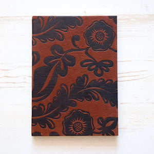 Flora Leather Journal Papillon Press 