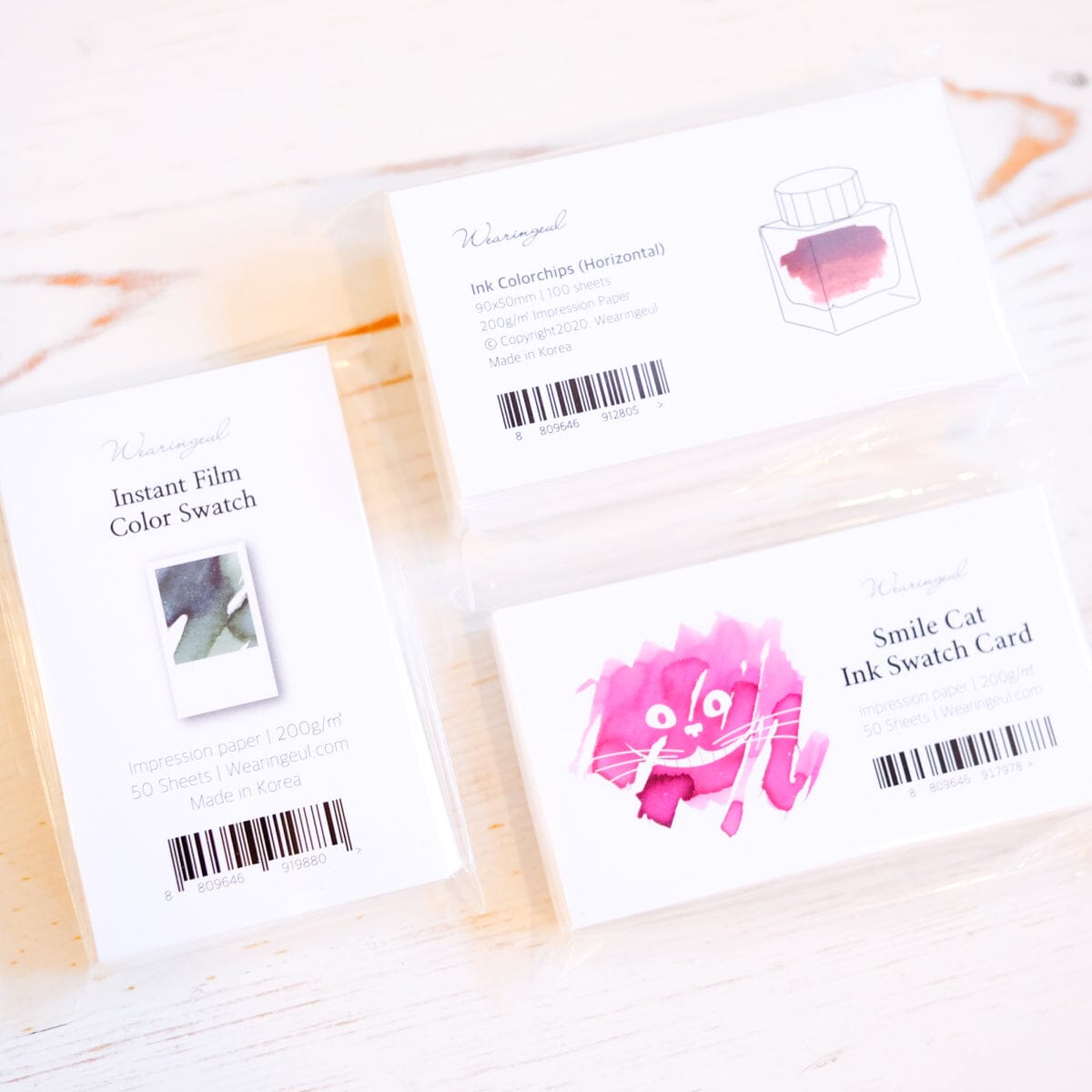 Ink Color Swatch Card Ink Swatch Book Wearingeul 
