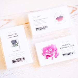 Ink Color Swatch Card Ink Swatch Book Wearingeul 