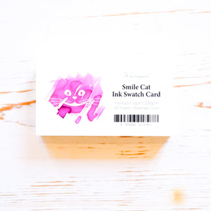 Ink Color Swatch Card Ink Swatch Book Wearingeul Smile Cat 