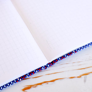 A5 notebook - Bishu Red Plaid