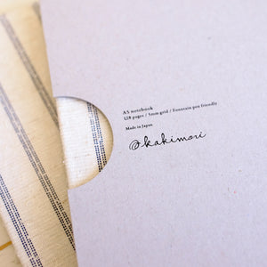 A5 notebook - Bishu Blue Stripe