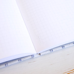 A5 notebook - Bishu Blue Stripe