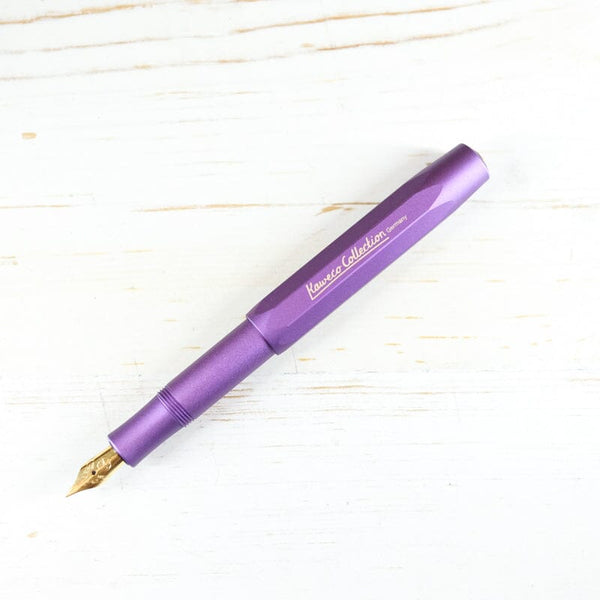 Kaweco AL Sports Vibrant Violet 2021 ニブ付 Kaweco AL Sport Fountain Pen in Vibrant Violet - Goldspot Pens