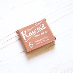 Kaweco Ink Cartridges Ink Cartridge Kaweco Caramel Brown 
