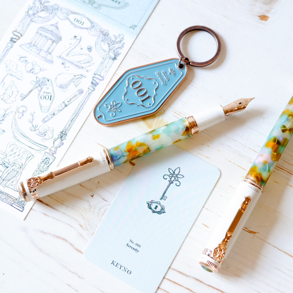 Key no.001 - Serenity Fountain Pen