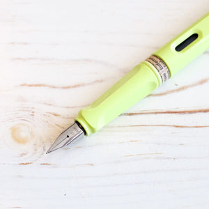 LAMY Safari Fountain Pen - Spring Green LAMY Pen Papillon Press 