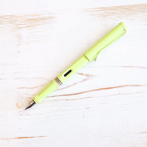 LAMY Safari Fountain Pen - Spring Green LAMY Pen Papillon Press 