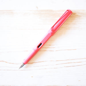 LAMY Safari Fountain Pen - Special Edition LAMY Pen LAMY Sunset Coral Extra Fine 