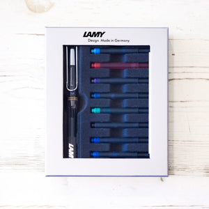 LAMY Safari Gift Set - Vista Fountain Pen Papillon Press 