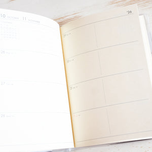 2027 Weekly Diary Poche A6 Block