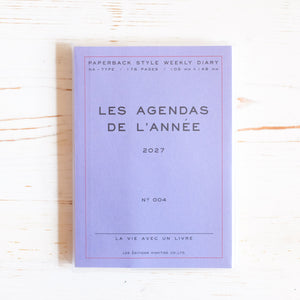 2027 Weekly Diary Poche A6 Block