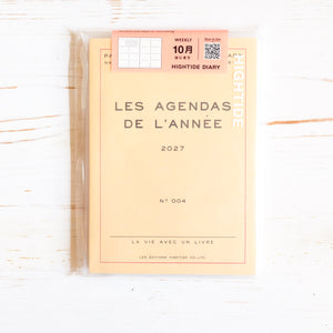 2027 Weekly Diary Poche A6 Block