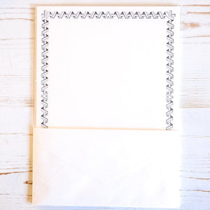 Letterpress Writing Stationery - Large Writing Stationery Papillon Press 