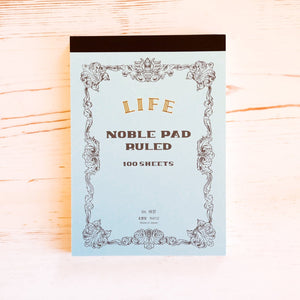 LIFE Noble Writing Pad Notepad LIFE Noble B6 (5.5"x7") Blue/Lines 