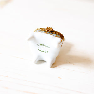Limoges Boudoir Chair Trinket Box