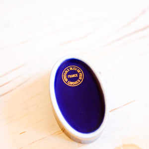 Vintage Limoges Cobalt Trinket Box