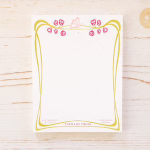 Papillon Notepad Notepad Papillon Press Nouveau Butterfly 