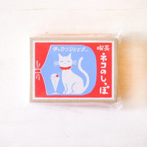 Matchbox Memo Card Note Card Furukawa Shiko Café Cat's Tail 