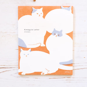 Kimagure Letter Pad & Envelopes Writing Stationery Midori Cats Letter Sheets 