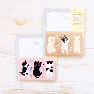 Mini Letter Set with Stickers Writing Stationery Midori 