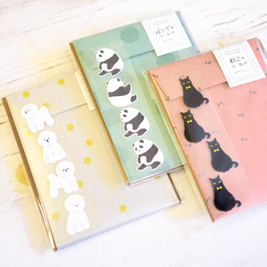 Letter Set with Stickers Writing Stationery Midori 