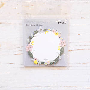 Midori Sticky Note Pad Sticky Note Midori Wreath 