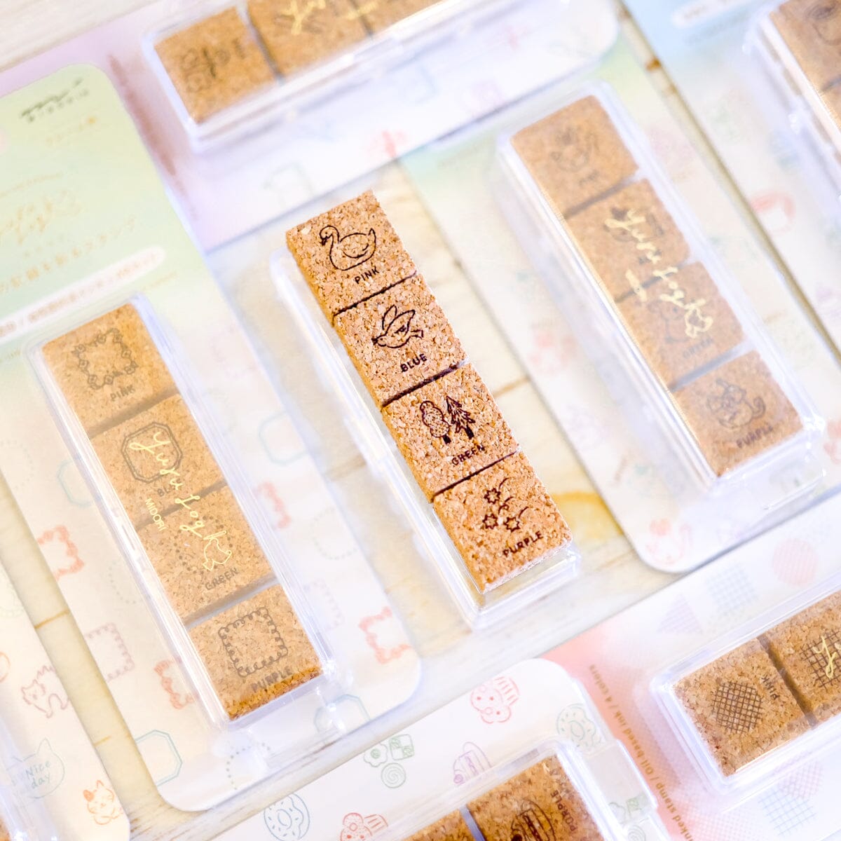 Yuru Log Paintable Stamp Stamp Midori 