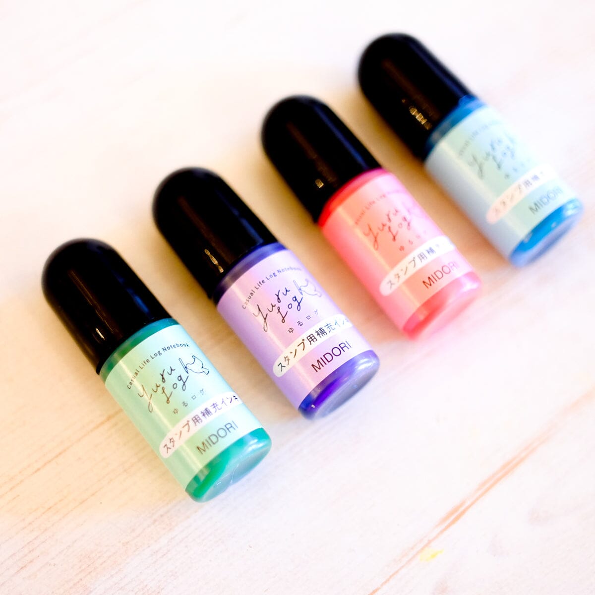 Yuru Log Paintable Stamp Refill Ink Stamp Midori 