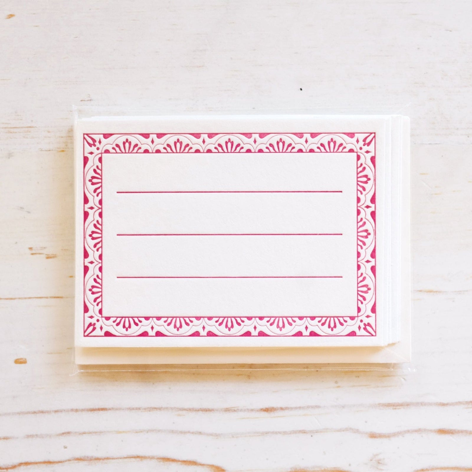 Mini Letterpress Notecard Set Note Card Papillon Press 