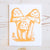 Mushroom Letterpress Greeting Card Greeting Card Papillon Press Orange 