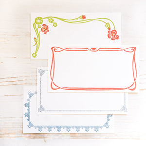 Letterpress Notecard Stationery Writing Stationery Papillon Press 