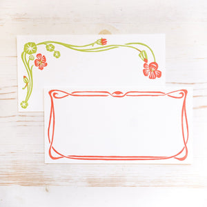 Letterpress Notecard Stationery Writing Stationery Papillon Press 