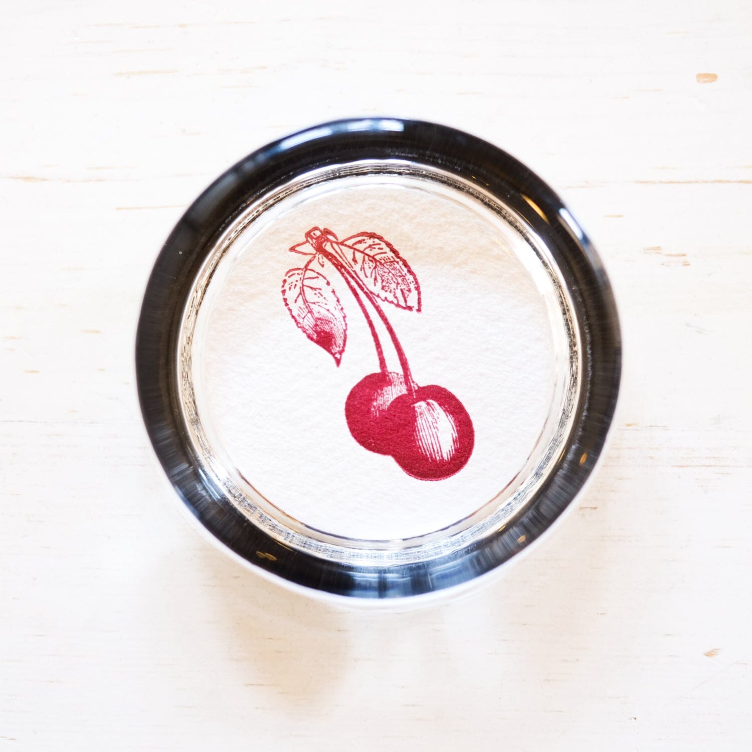 Glass Paperweight - Small Round paperweight Papillon Press 