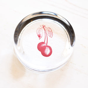 Glass Paperweight - Small Round paperweight Papillon Press 