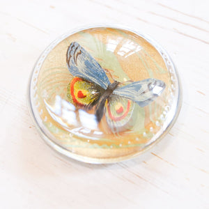 Glass Paperweight - Victorian Die Cut paperweight Papillon Press 