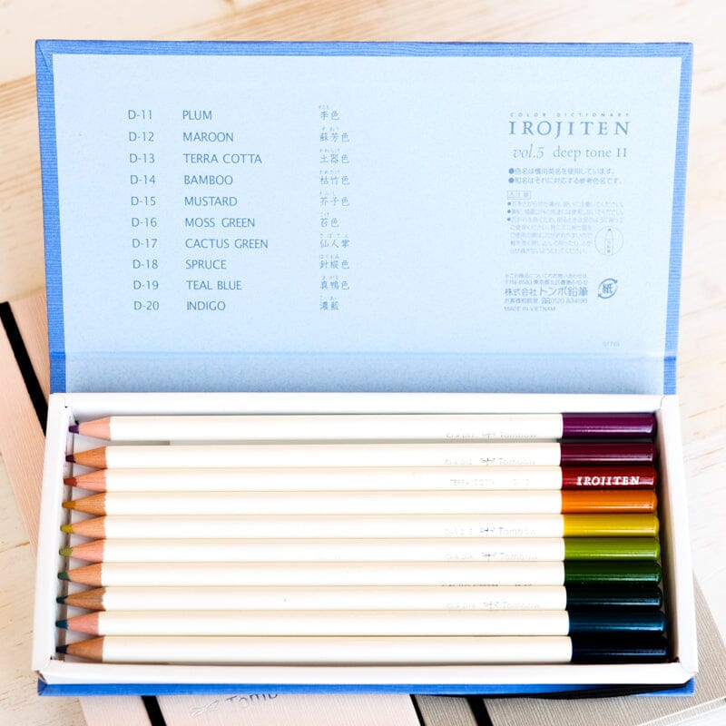 Irojiten Colored Pencils Dictionary Colored Pencil Tombow 