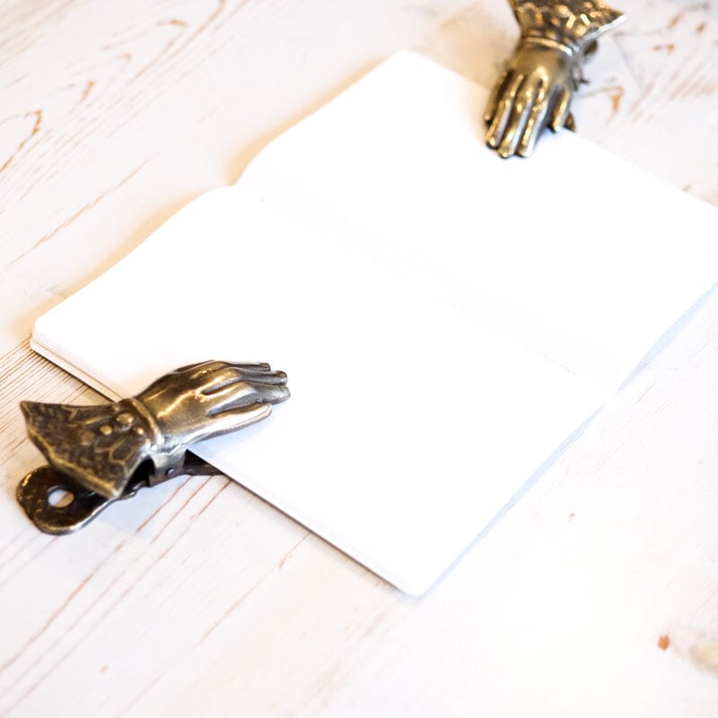 Victorian Hand Brass Clip home goods Antique Item 